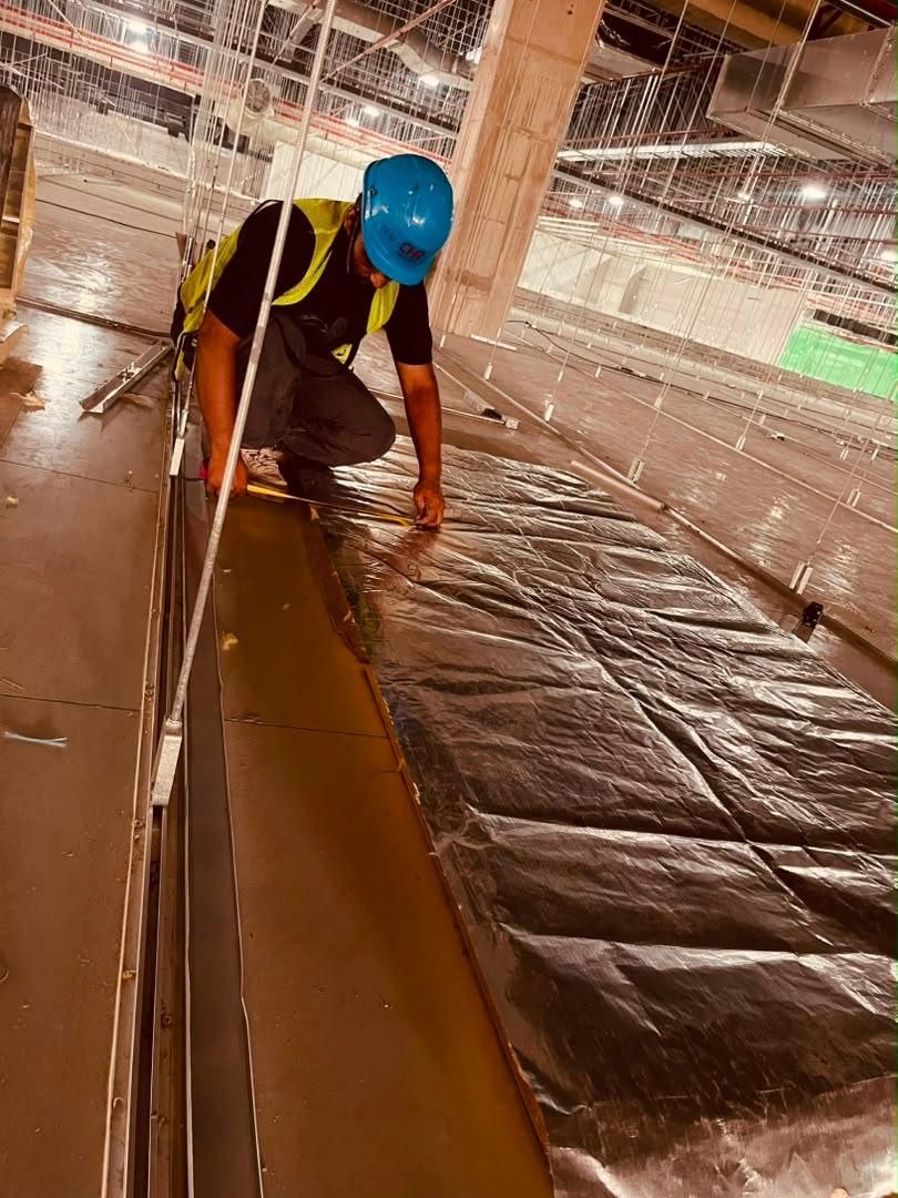 PG JYX ducting installation