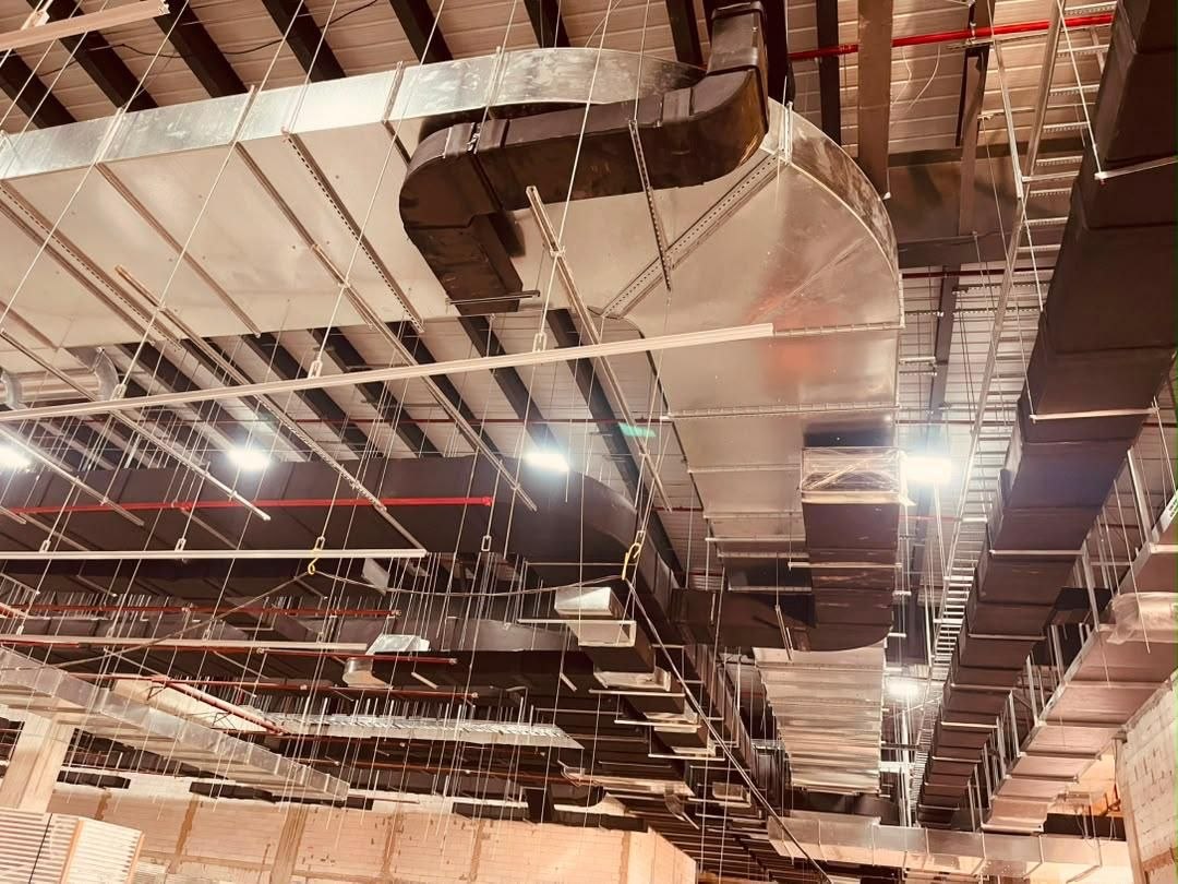 PG JYX Manufacturing ducting works in progress