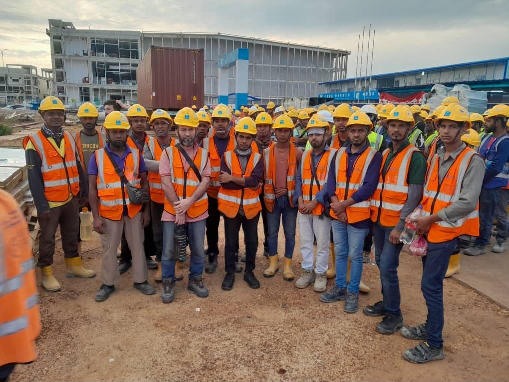 Hanwoo E&C site workforce team