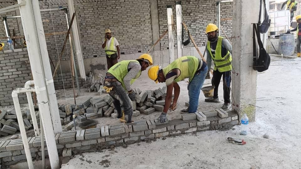Shaanxi Construction Engineering civil works in progress